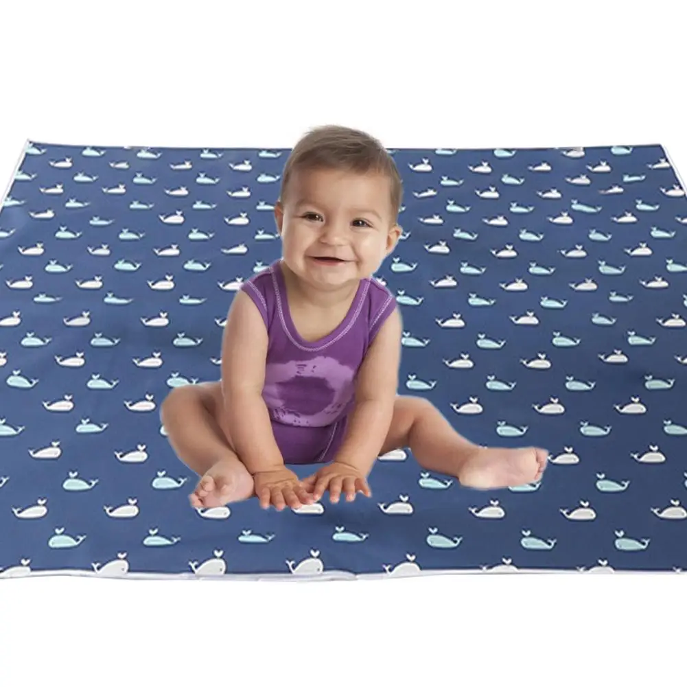 

130x130cm Baby Play Mat Waterproof Nonslip Floor Under High Chair Mat Folding Baby Room Crawling Pad Baby Carpet
