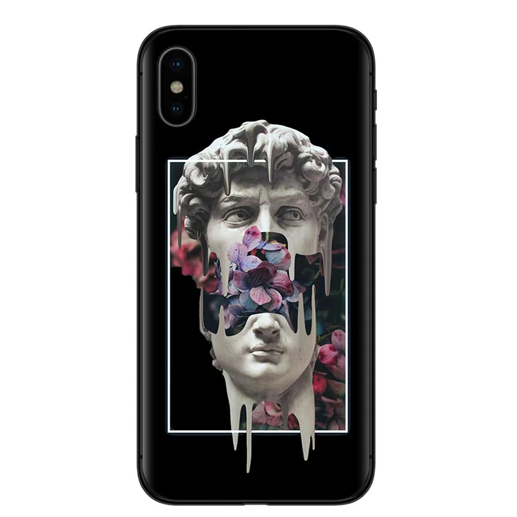 

Fashion Art Abstract Phone Case For iPhone 11 Pro Max XS Max XR XS X 5 5s 6 6s 7 8 Plus David soft silicone phone cover