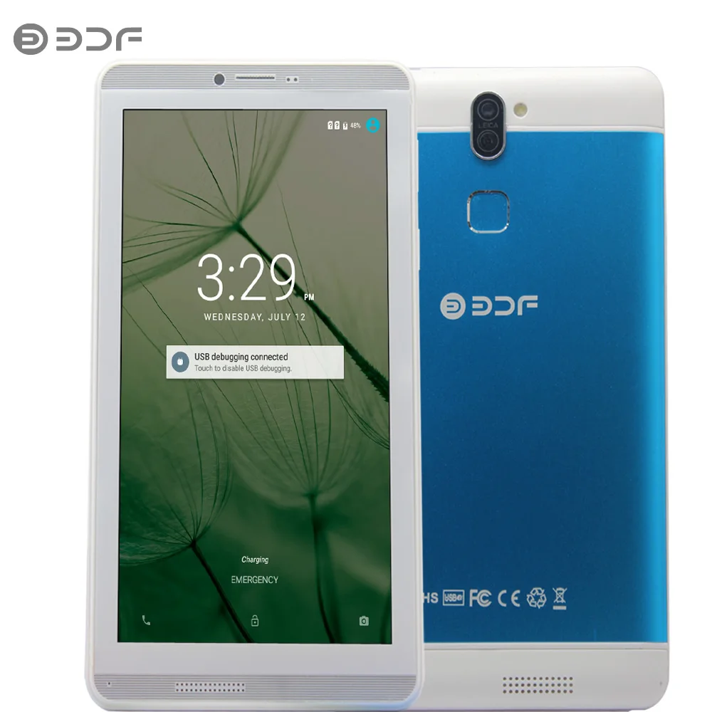 Планшеты BDF 7 дюймов Android 6 0 планшетный ПК четырехъядерный 1 ГБ ОЗУ 16 Гб ПЗУ Bluetooth WiFi