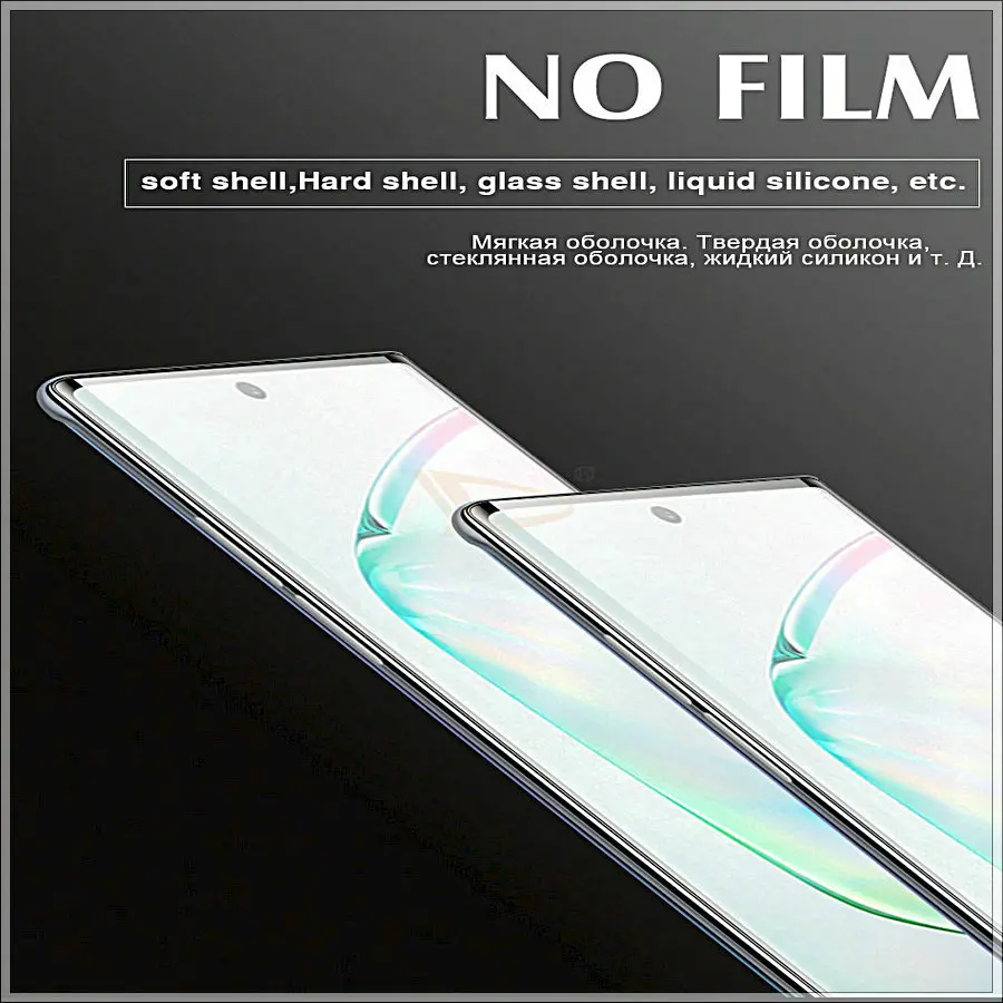 2 шт. защитная пленка для экрана Samsung Galaxy Note 10 8 9 Pro S10|Защитные стёкла и плёнки