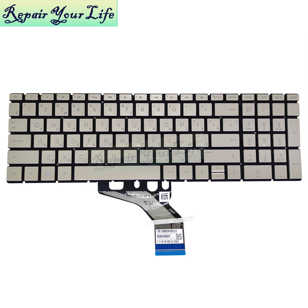 

L13320-251 RU Laptop Backlit Keyboards Russian Keyboard for HP Pavilion 15-DA 15-DB 15-DF 15-DX 15-DW TPN-C135 TPN-C136 Original