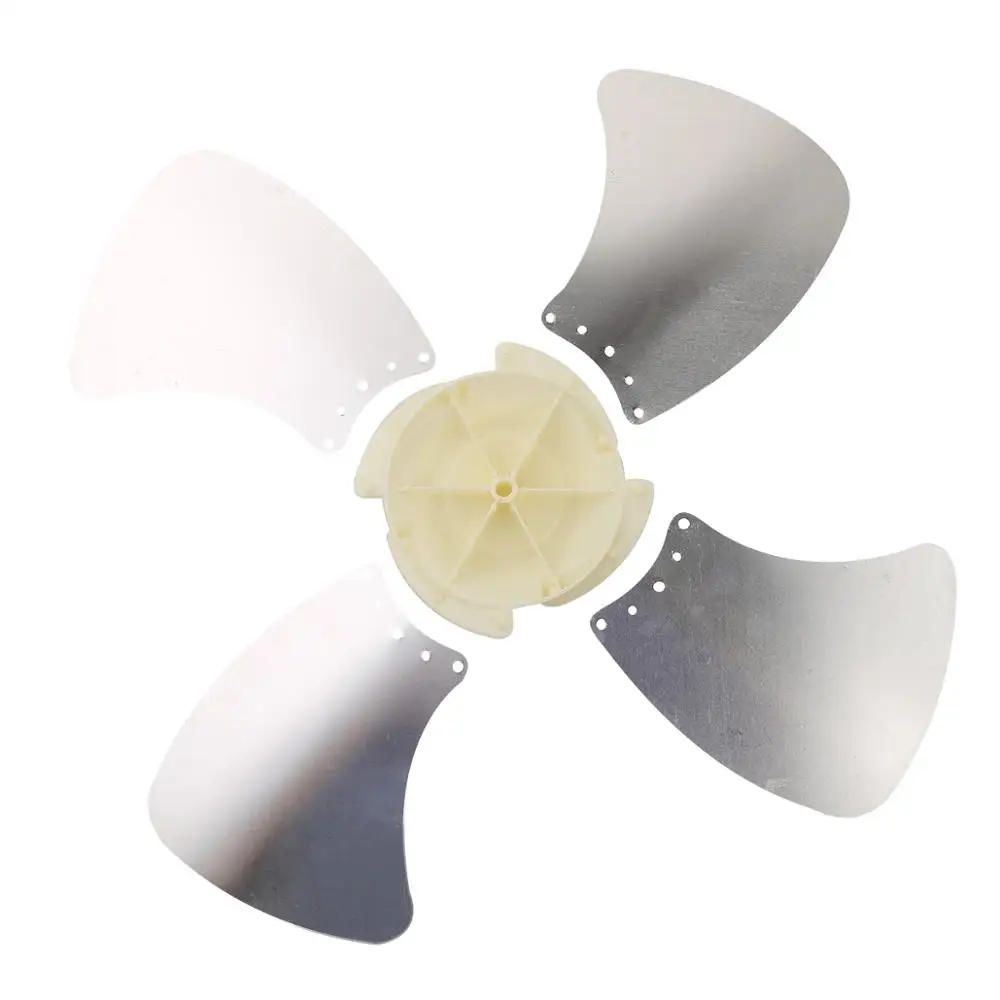 18 Inch Big Wind Fan Blade Premium Aluminum Four Leaves Cooling Impellor with Nut Cover Household Stand/Table Fanner Accessories |