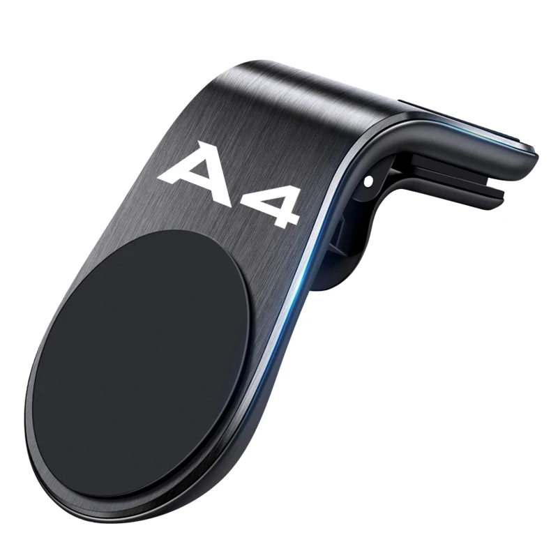 Металлический магнитный автомобильный держатель для телефона Audi A4 Q3 B5 B6 B7 B8 B9 Q7 8P