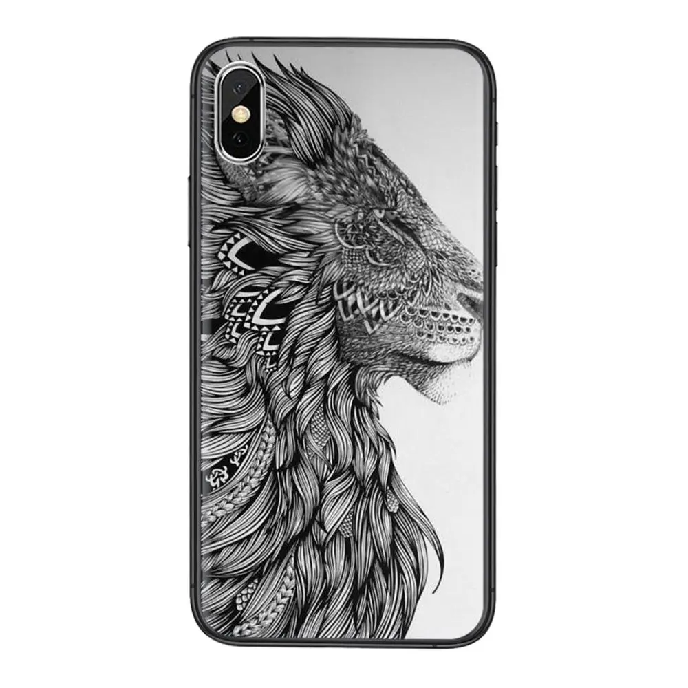 Молодежные Девушки для Huawei P50 P40 Lite E P 40 P40Lite Pro 2019 2020 2021 Aztec этнический Племенной Лев