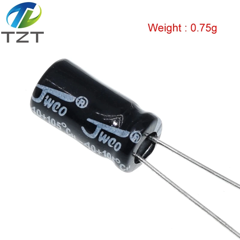 50 шт. высококачественный электролитический конденсатор 35 в 100 мкФ 6*12 мм МКФ 6 3*12