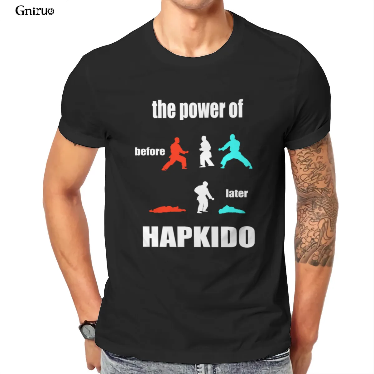 

Wholesale The Power Of Hapkido - perfekt Hapkidoin Shirt Mens T-Shirt Fashion Oversized Unisex JapaneseStyle Male Clothing 98289