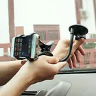 1 шт. черный Универсальный автомобильный держатель 360 градусов кронштейн крепления лобового стекла для Мобильный телефон GPS Аксессуары для салона автомобиля автозапчасти