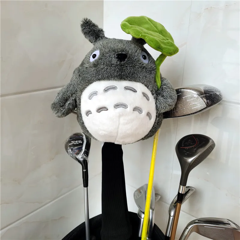 Новинка плюшевый чехол для головы водителя животного Totoro Golf 460cc Деревянный 2