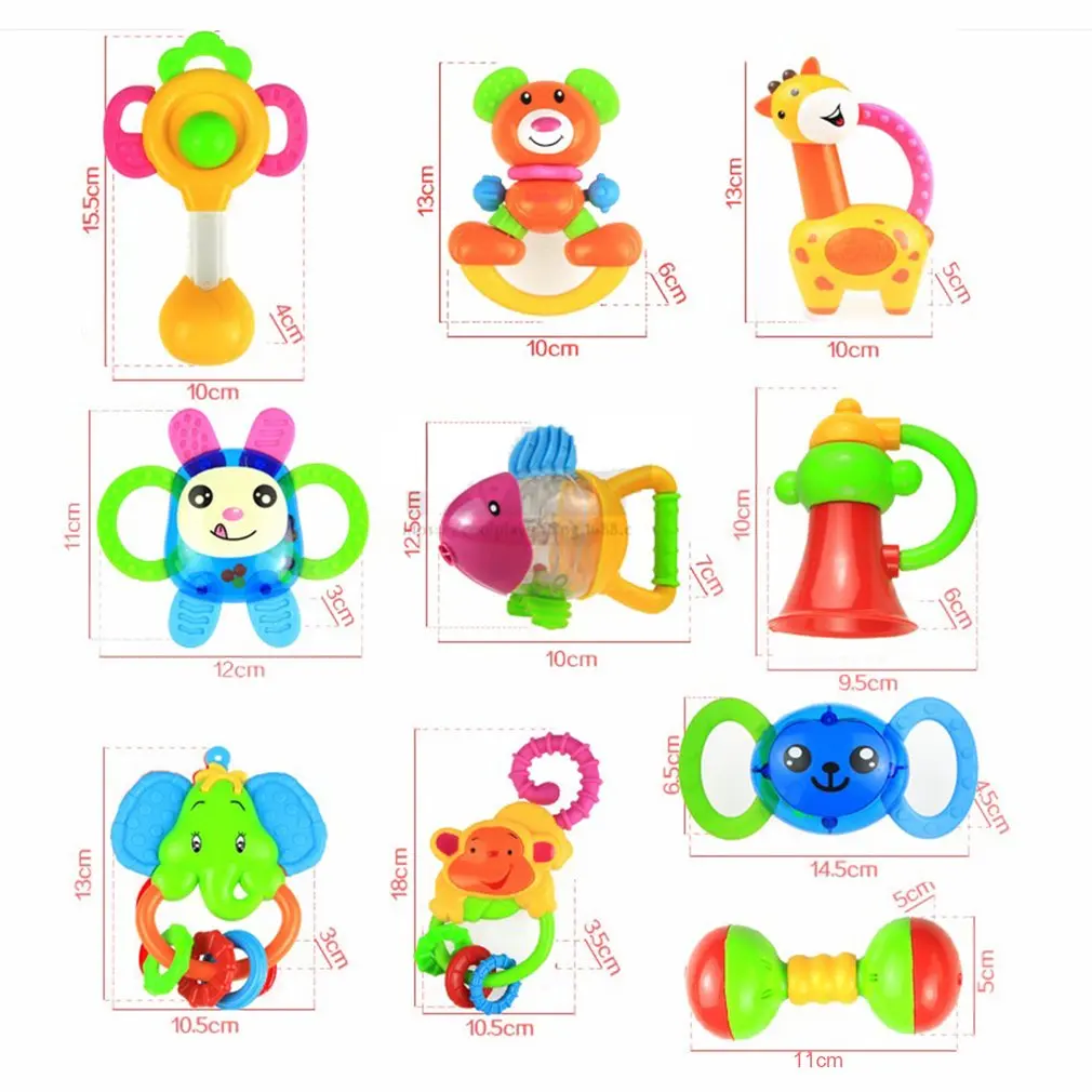 

Maternal And Child Supplies Environmental Protection Early Childhood Education Baby Rattle Baby monkey Teether Toy
