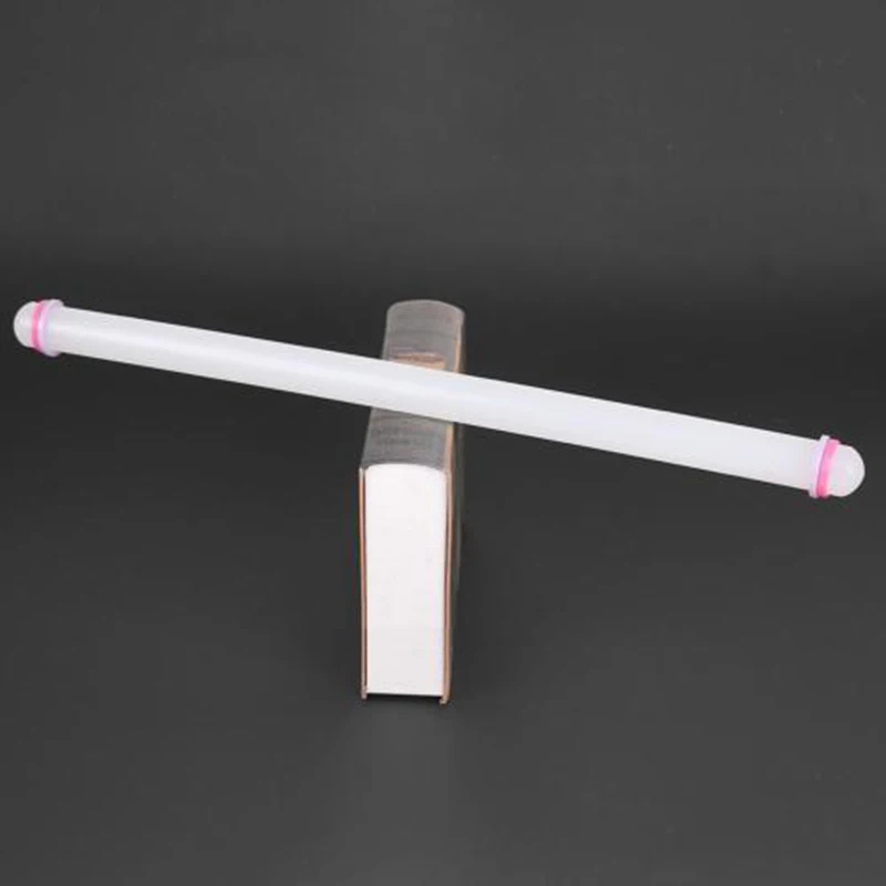 

1Pc Plastic Non-stick Rolling Pin Glide Fondant Cake Dough Roller Cake Tool