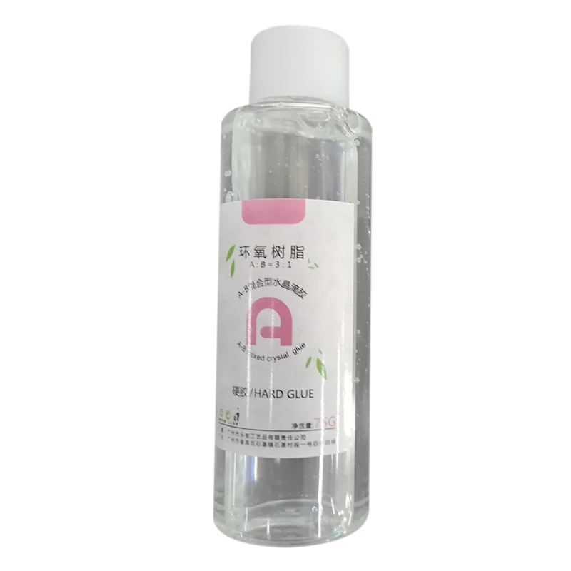 Прозрачный кристально чистый набор клея для эпоксидной смолы A B ювелирных