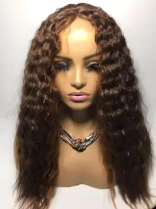 Beautiful synthetic wig machine made closure 18 inches rich in hair
