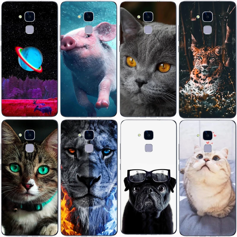 Мягкая накладка на заднюю панель из силикона для телефона Чехлы Huawei Honor 7 Lite GT3