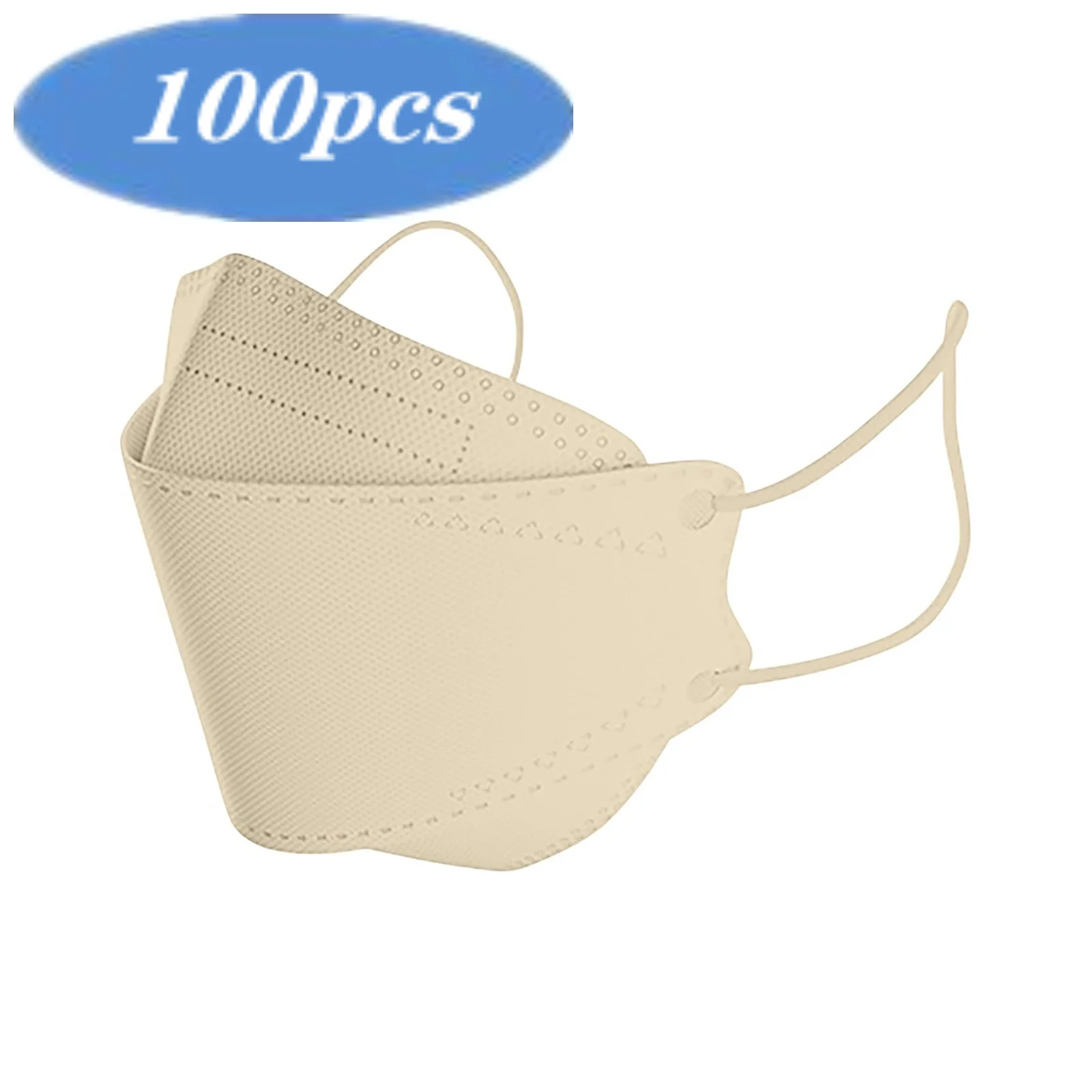 Маска для лица одноразовая в форме рыбы 4 слоя 100 шт. | Тематическая одежда и