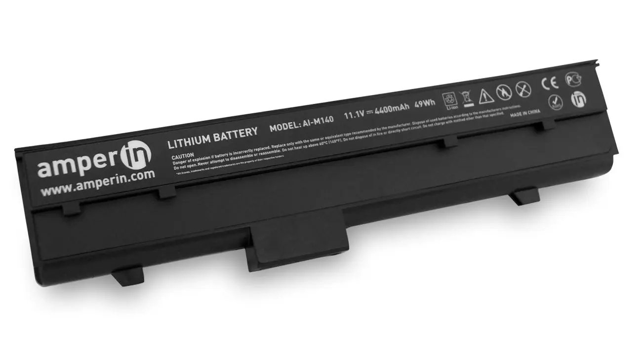 Аккумулятор Amperin AI-M140 для Dell Inspiron 630M 640M E1405 PP19L XPS M140 Series p/n: C9551 C9553 Y9943 (4400mAh) |