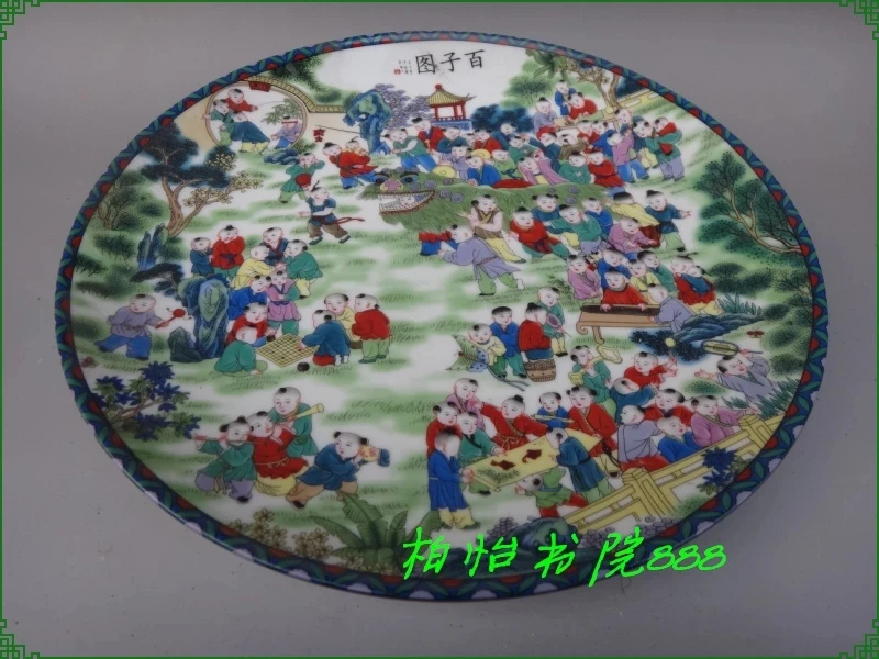 

CHINEA Blue And White Old Porcelain Big Plate