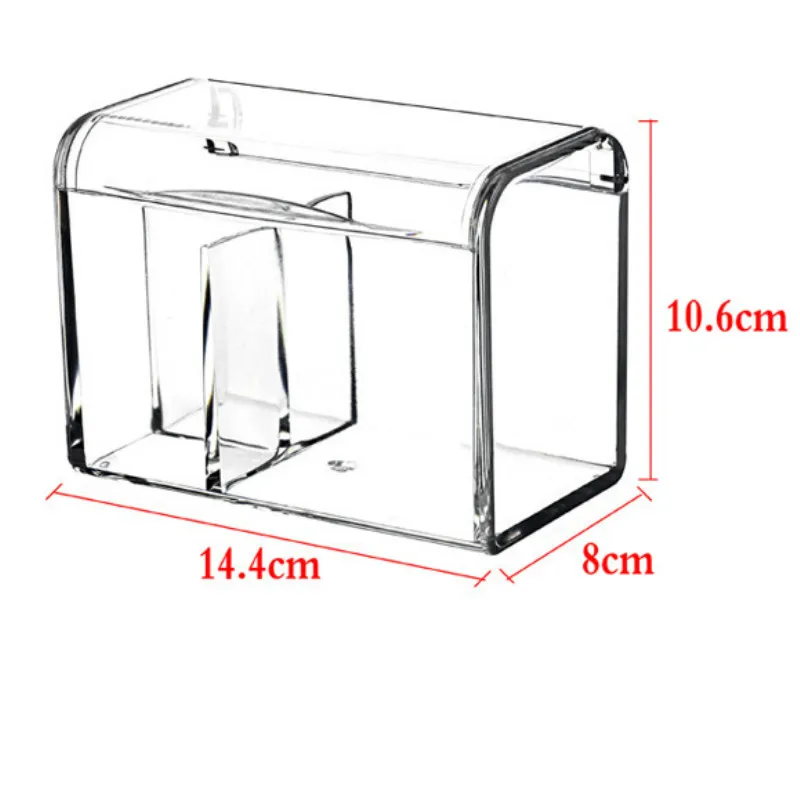 Пластиковая Косметическая хлопковая искусственная Пылезащитная коробка для