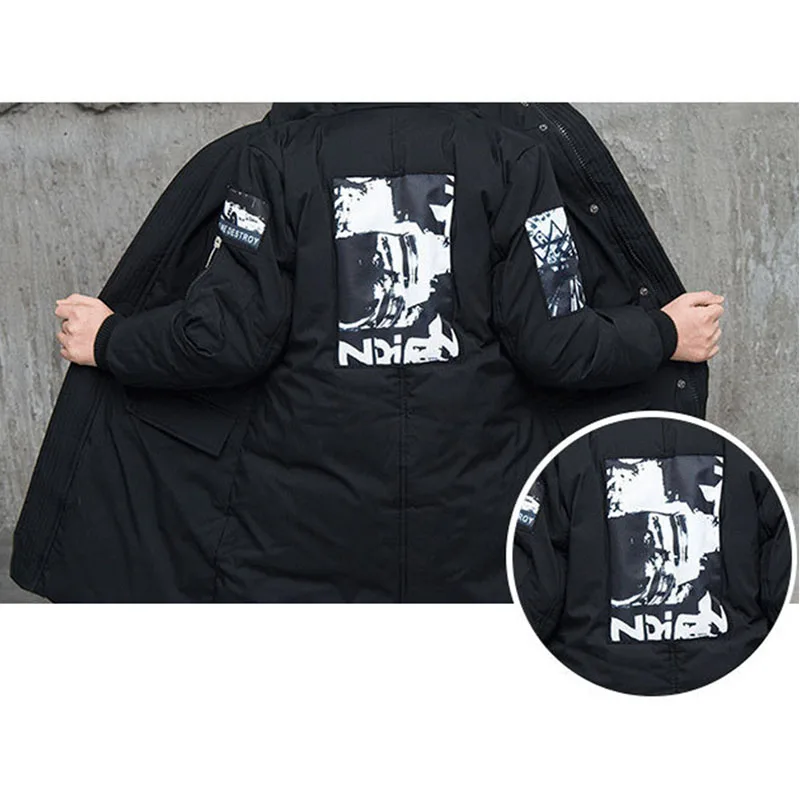 Пальто детское зимнее пуховое хлопковое парка для мальчиков Повседневная теплая