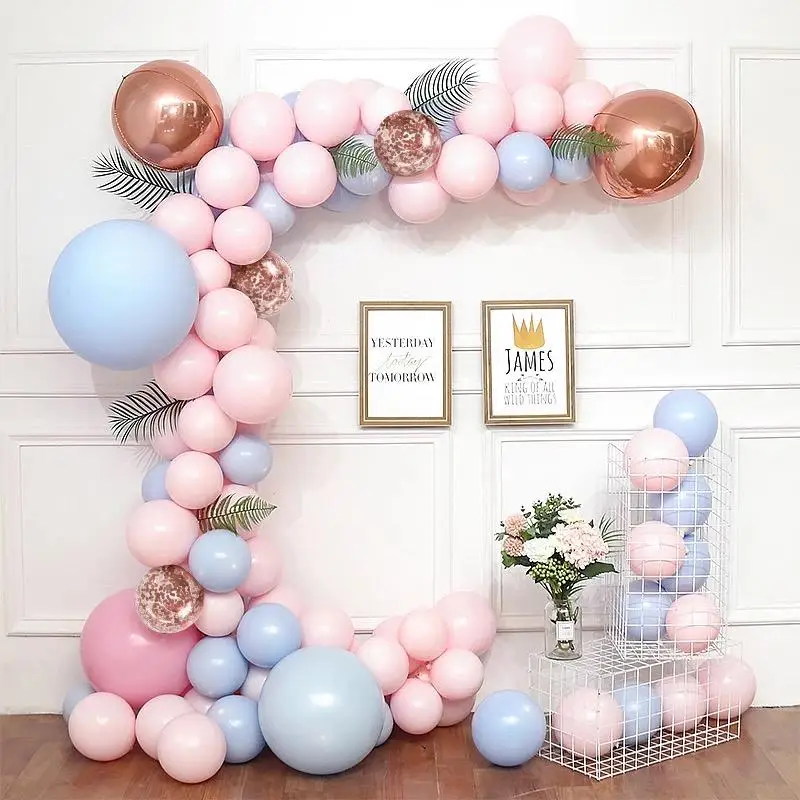 

100Pcs 10inch Macaron Pastel Candy Air Latex Balloons Wedding Kids Girl Boy Birthday Baby Shower Party Decorations Adult