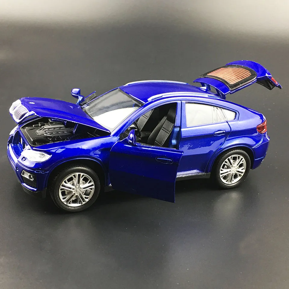Лидер продаж литая модель автомобиля из сплава в масштабе 1:32 BMW SUV X6 Детская