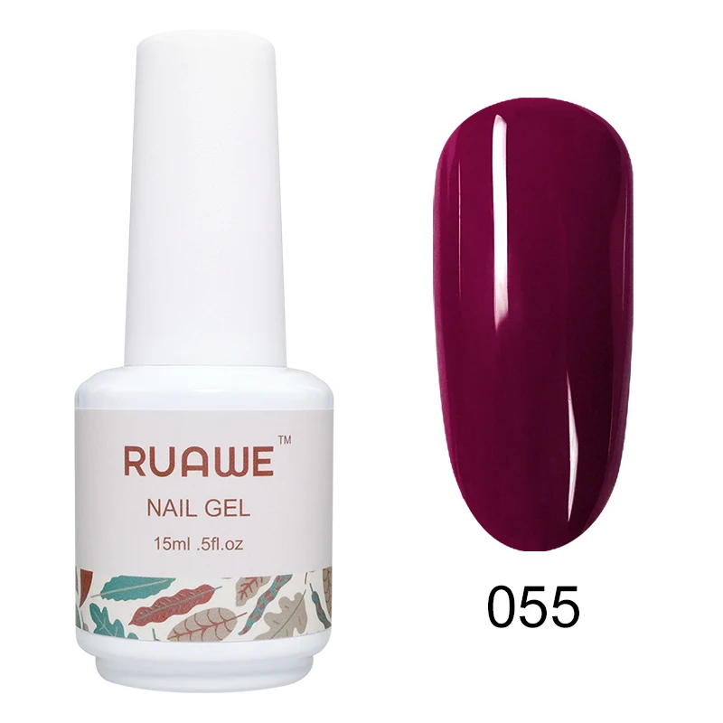 Гель-лак для ногтей RUAWE винно-красный 15 мл УФ-Отмачивание вампир цвет крови