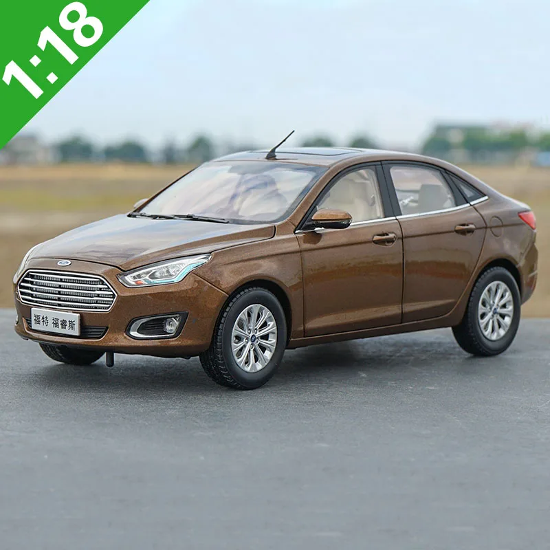 Новинка масштаб 1/18 эскорт коричневый красный литый под давлением модель