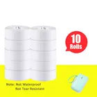 Термопечатная этикетка Niimbot D11 D110, белая однотонная самоклеящаяся наклейка, цена ярлык для супермаркета, дата производства