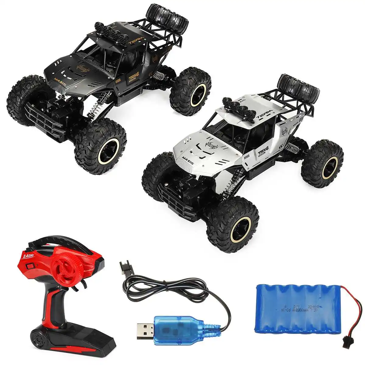 

1:12 37cm RC Truck RC Electric Rock Crawler Off Road Truck 4WD Car Waterproof 2.4Ghz Large Size Remote Control cars for Kid