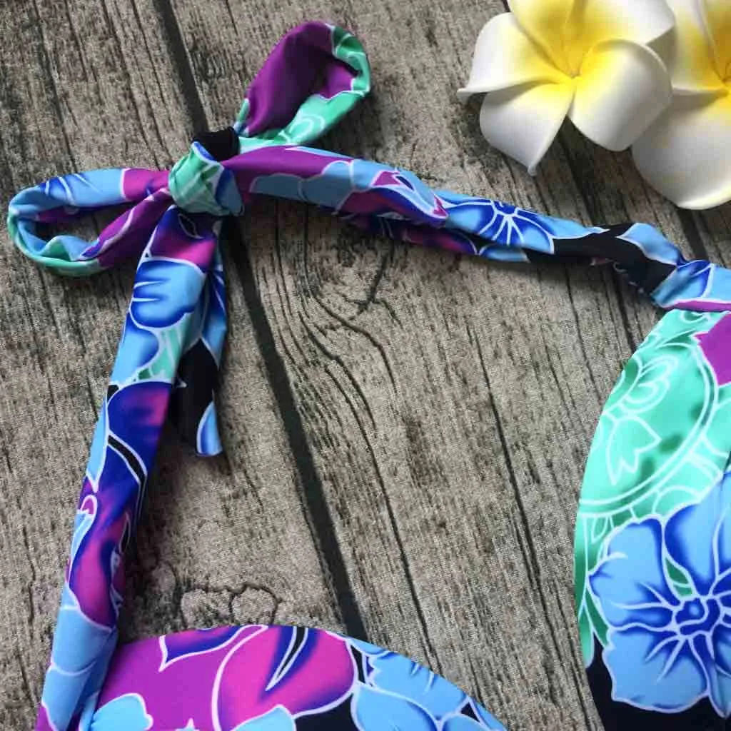 Женский купальник в стиле ретро CHAMSGEND комплект бикини размера плюс с пуш ап и