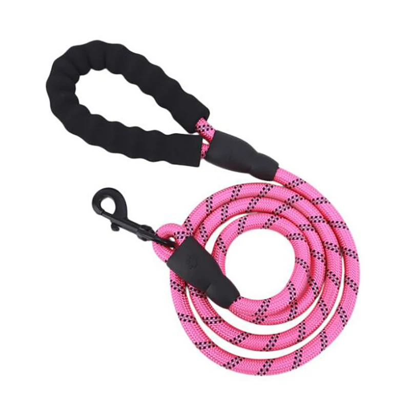 8 цветов Светоотражающие толстые поводки для собак крепкая нейлоновая веревка
