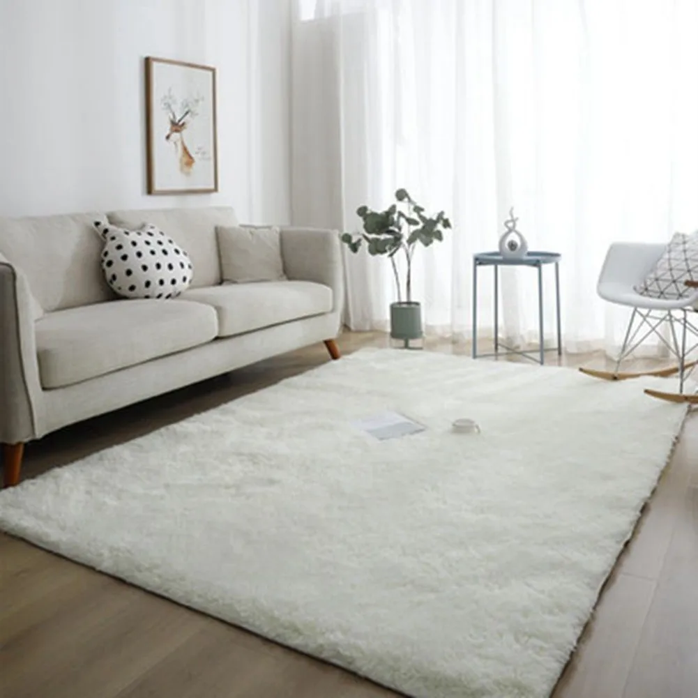 

Nordic Fluffy Carpet Anti-Slip Soft Carpets Mat For Office Bedroom Living Room Floor Blanket Center Rug Home Decoratio 60x110cm