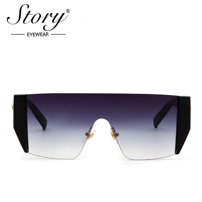 Очки солнцезащитные женские без оправы с заклепками и защитой UV400|glasses for driving|brand