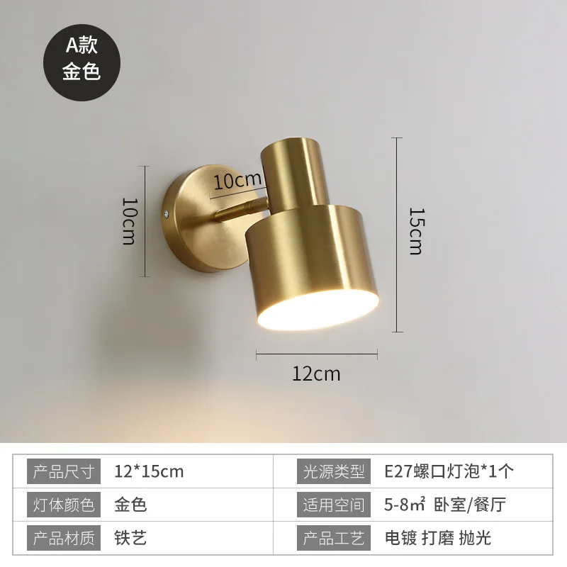 

Outdoor Bathroom Light Living Room Decoration Dressing Table Bathroom Fixture Light Lamp Aplique Pared Wall Light BA60BD