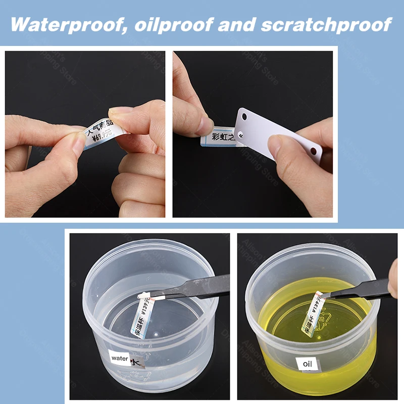 Мини принтер для этикеток бумажная этикетка водонепроницаемая принца с защитой