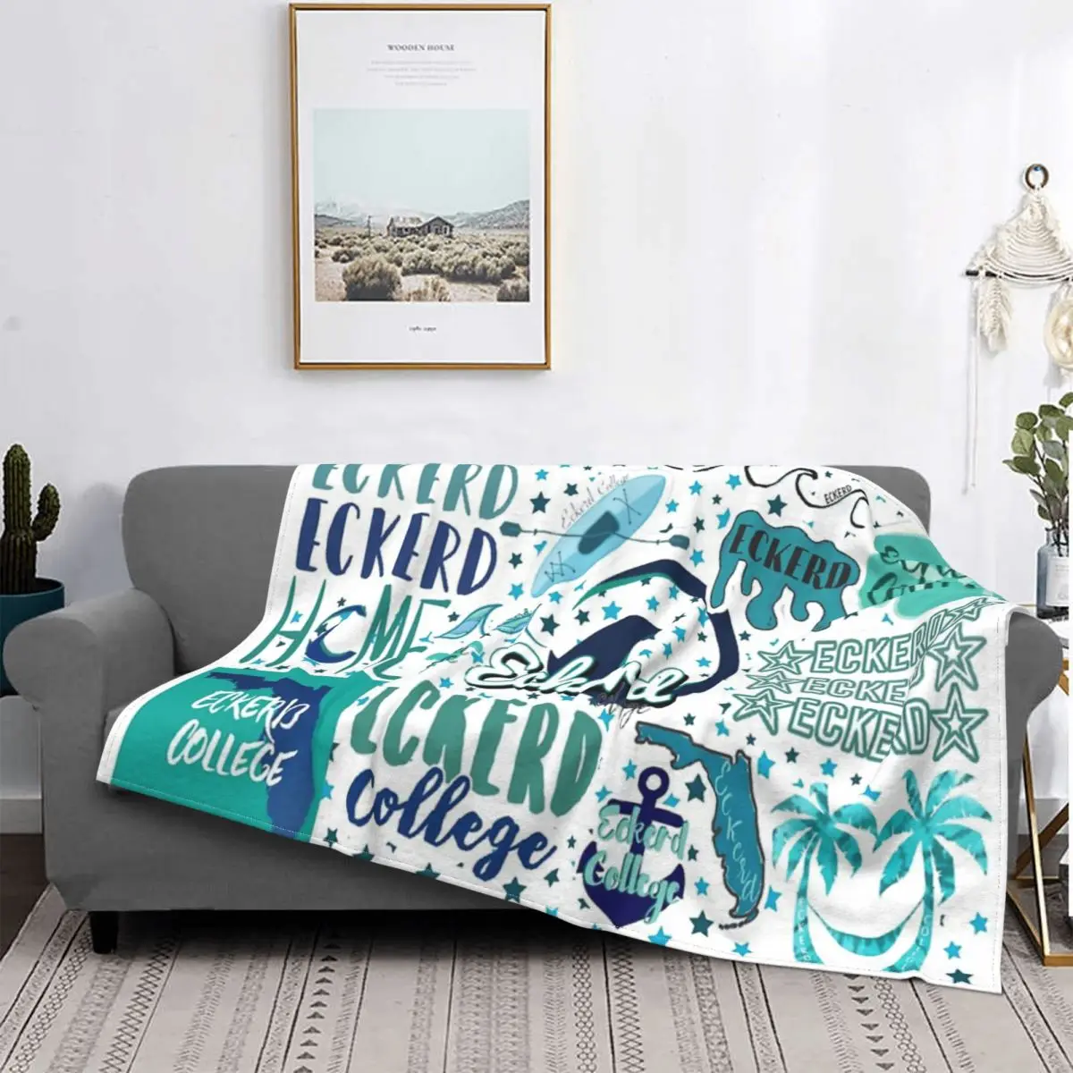 

Eckerd College Blanket Blanket Bedspread Bed Plaid Bedspread Sofa Blankets Blanket Hoodie Plaid On The Sofa