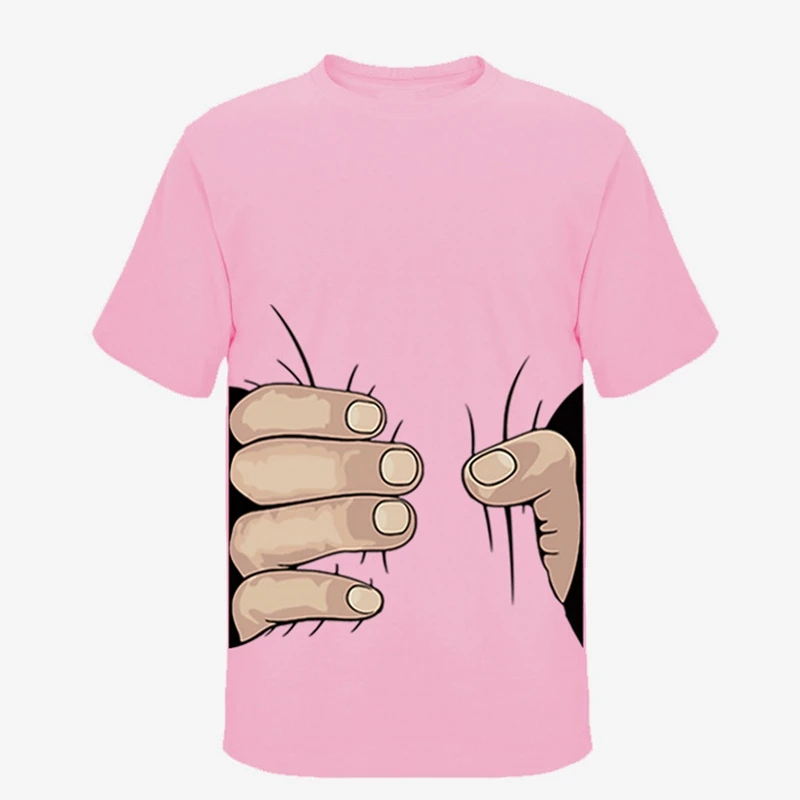 LISCN 2019 Новая повседневная модная футболка с героями мультфильмов короткими