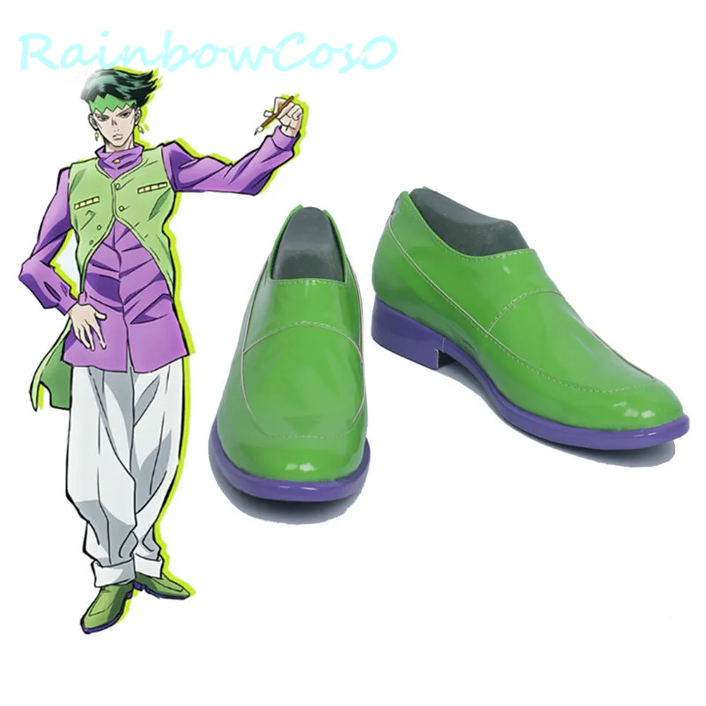Обувь для костюмированной вечеринки rainbowco0 JoJo's Fancy Adventure Rohan ботинки косплея Kishibe