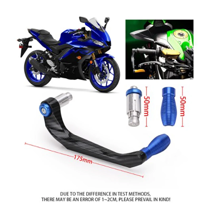 

Motorcycle Handlebar Brake Clutch Levers Protector Guard for Yamaha R3 R25 Yzf R1 Yzf R6 CNC Aluminum Handle Bar Moto Parts Bike