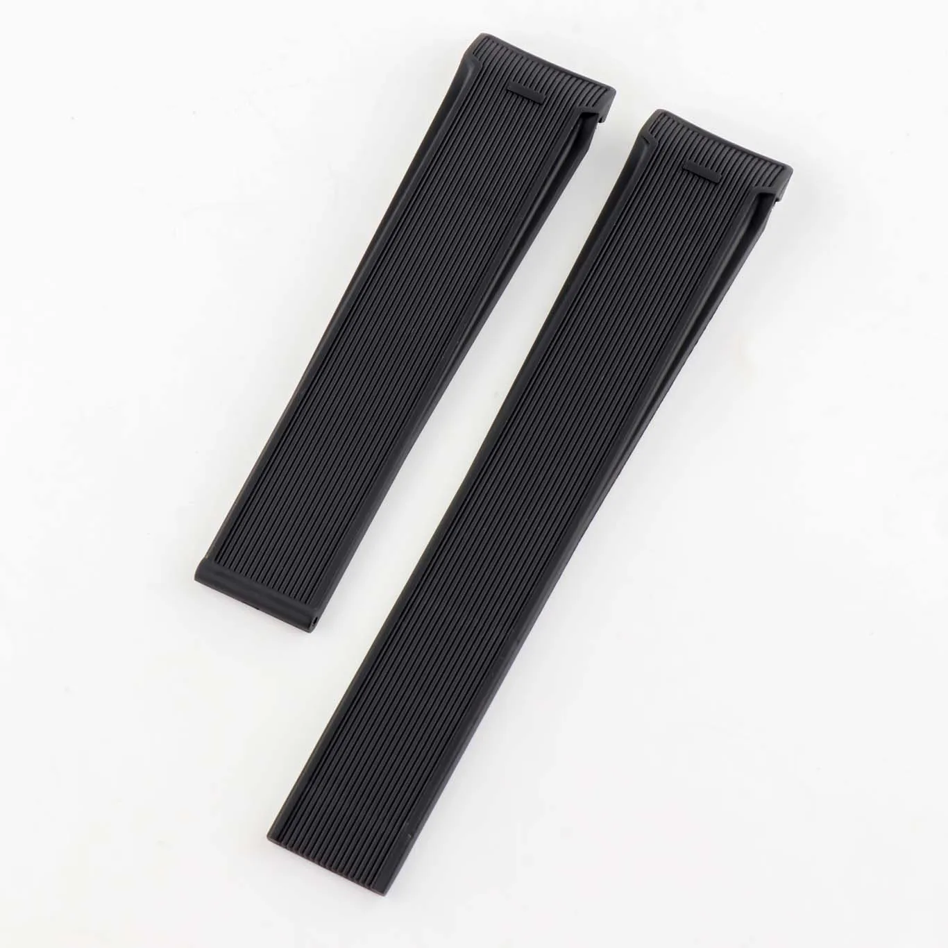 

21.5mm 22mm (18mm) Waterproof Rubber Silicone Watch Strap Black Blue Brown Watchband fit for Dive Man Watch noBuckle