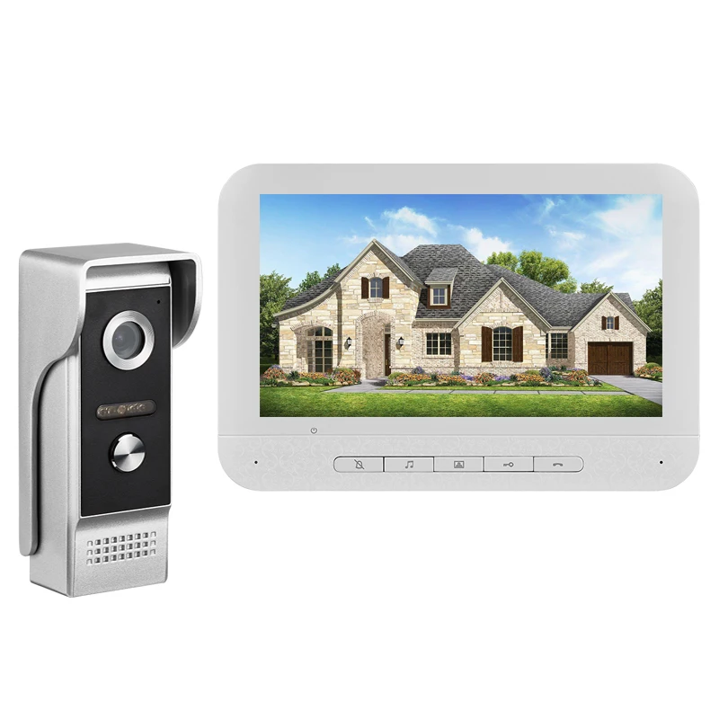 

Визуальный домофон 7 ''TFT LCD проводной видеодомофон для помещений монитор 700TVL наружная ИК-камера Поддержка разблокировки