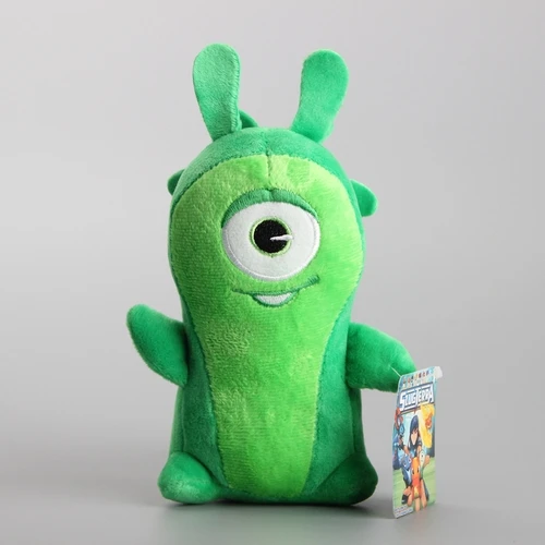 Фото Зелёная плюшевая игрушка Slugterra мягкие милые куклы Подарочные игрушки|Персонажи
