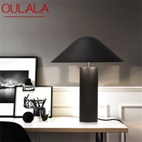 oulala modern creative table lamp simple mushroom design desk light decorative for home living room