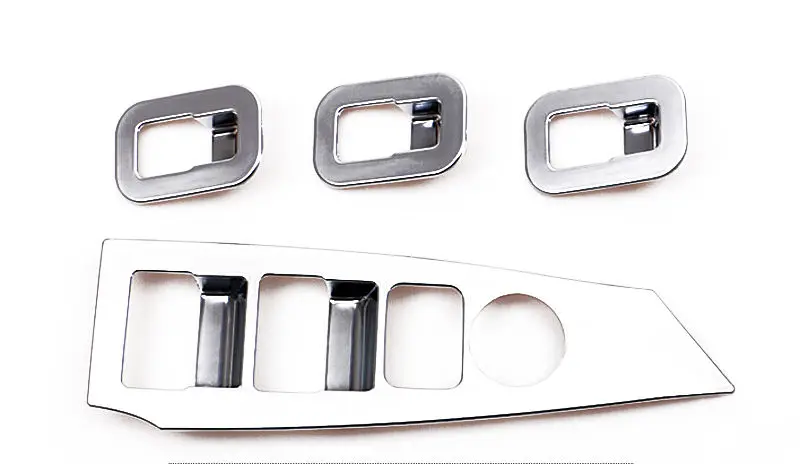 Матовая накладка на подлокотник для межкомнатной двери 4 шт. Mazda 6 M6 Atenza 2014-2018 левая