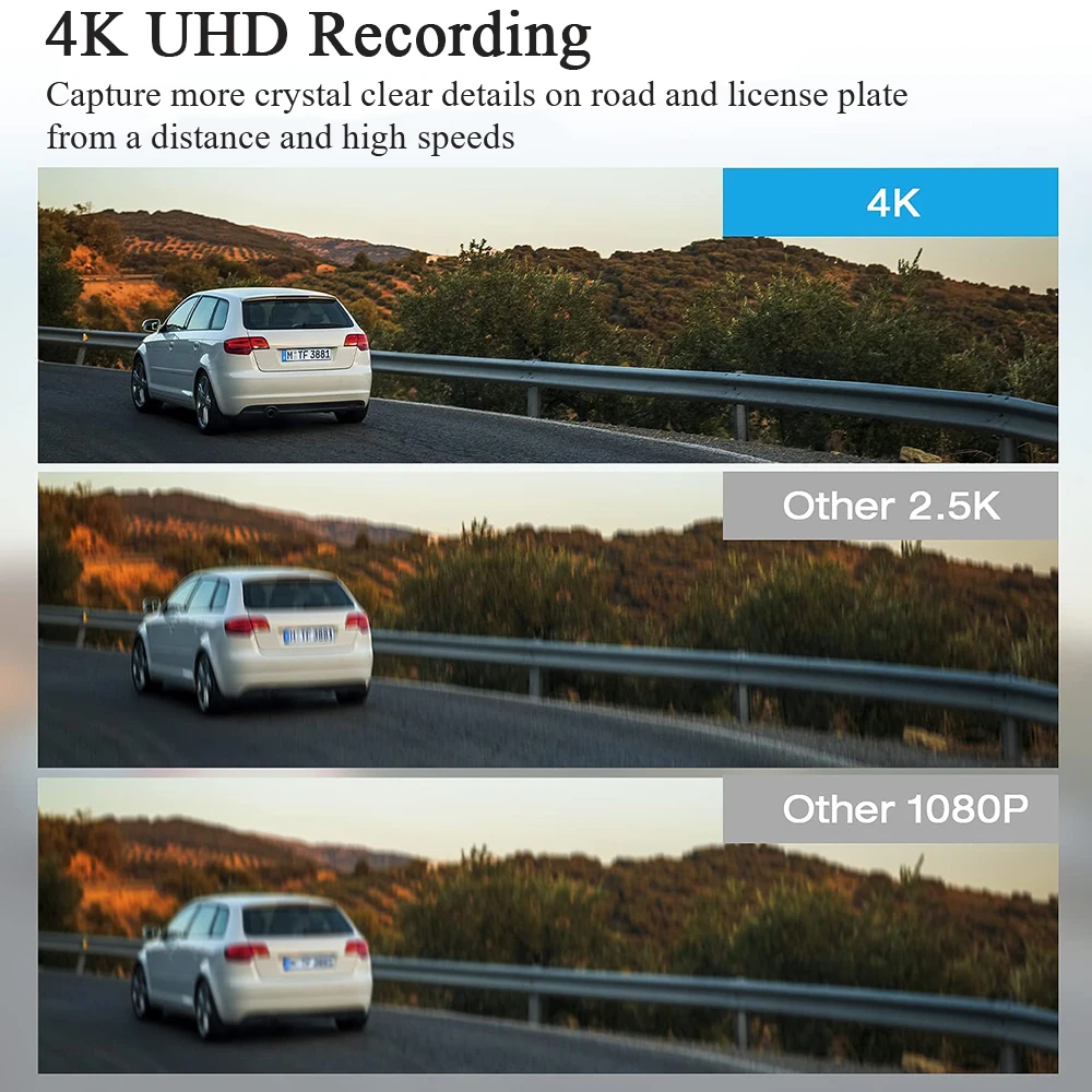 Видеорегистратор автомобильный 12 дюймов 4K GPS Wi-Fi 3840*2160P | Автомобили и мотоциклы