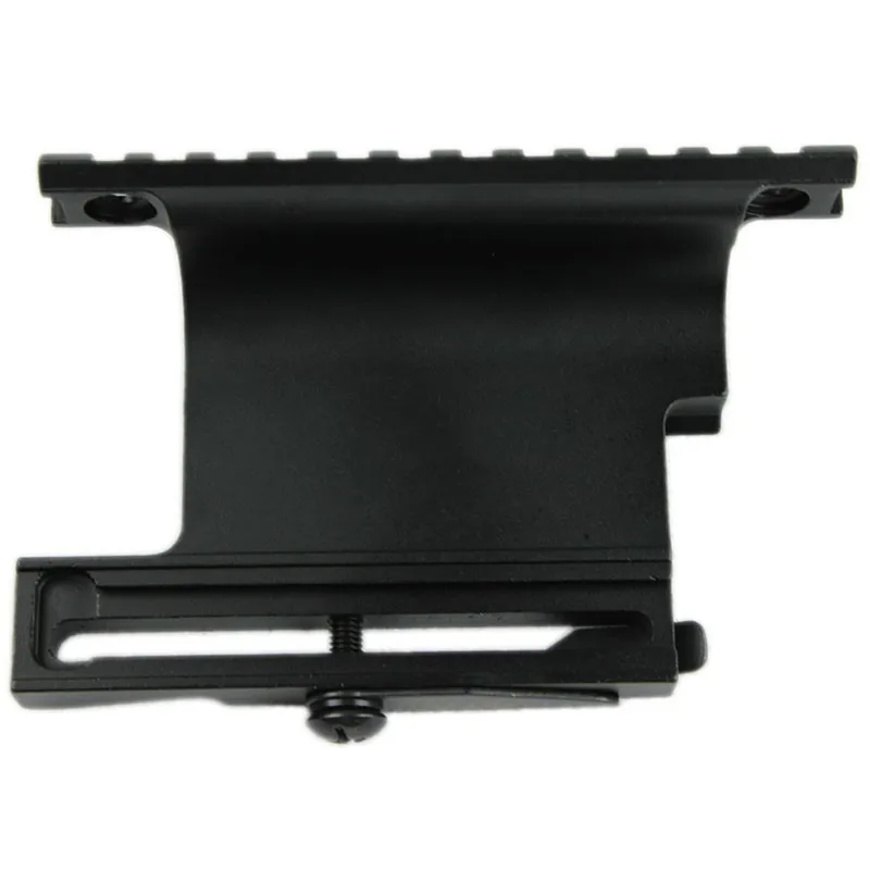

The gun mlok AK support aluminum alloy 20mm guide rail 45 degree side guide AK quick removal bracket