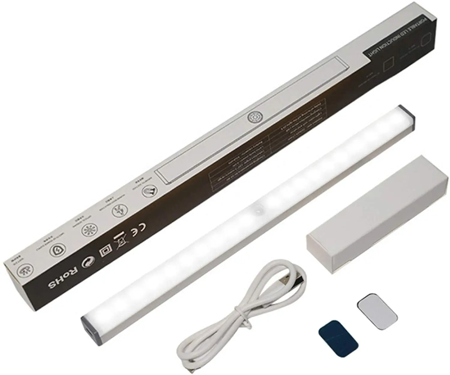 

LED Night Light Motion Sensor Wireless USB Rechargeable 10 15 21 30cm Night lamp For Kitchen Cabinet Wardrobe Lamp Dropshopping