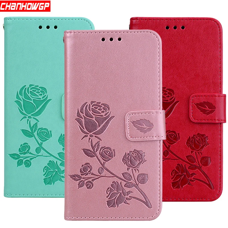 Двойной 3D розовый кожаный чехол книжка для iPhone 11 Pro X XS Max XR телефона 6 6s 7 8 plus 10 5 5SE