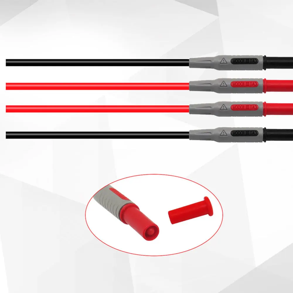 1 набор 4 мм разъем типа банан тест зонд игла мультиметр зонды диагностическая