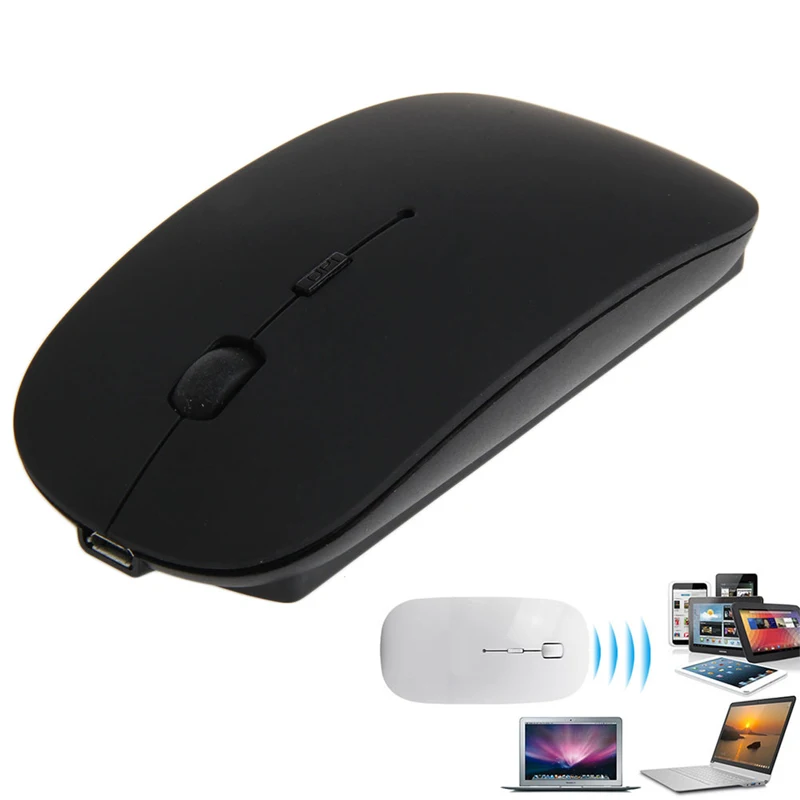 USB перезаряжаемая Беспроводная Бесшумная оптическая мышь для ноутбука 2 4G |