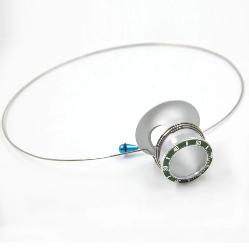 2Pcs Head-Mounted Magnifying Glass Steel Ring Watch Magnifying Glass Accessories Watch Part Repair Tool for Watchmaker